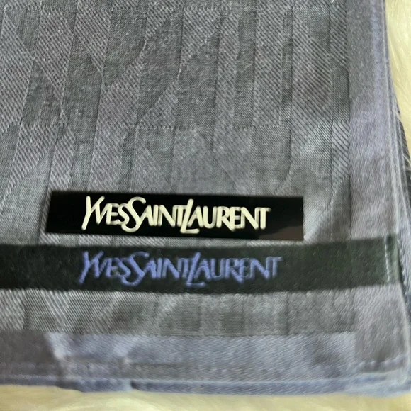 Yves Saint Laurent Charcoal Scarf
